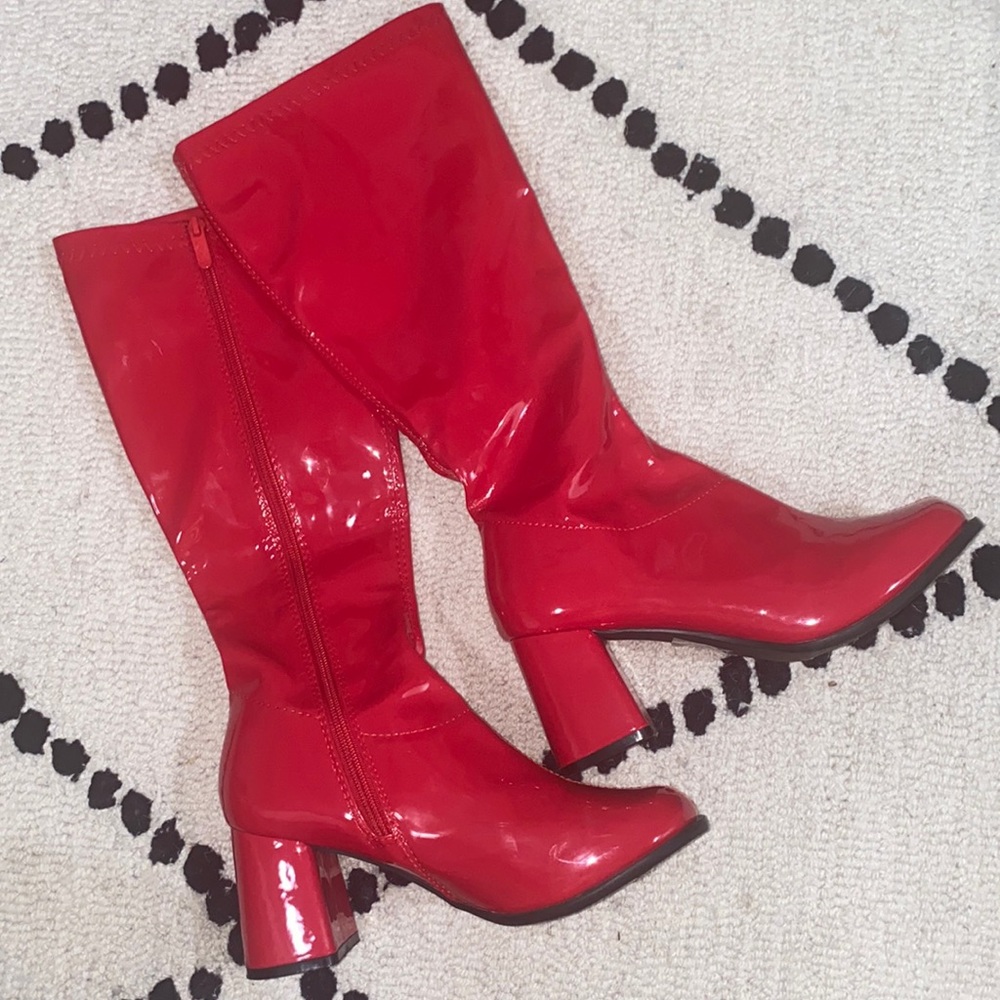 Red Go Go Boots